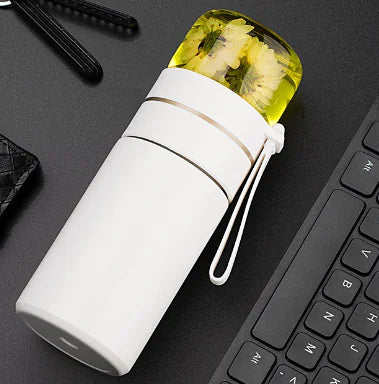 Insulated Cup With Filter Stainless Steel Tea Bottle Cup